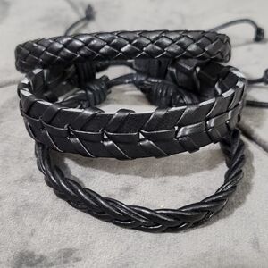 Multi-layer Faux Leather Braided Bracelet